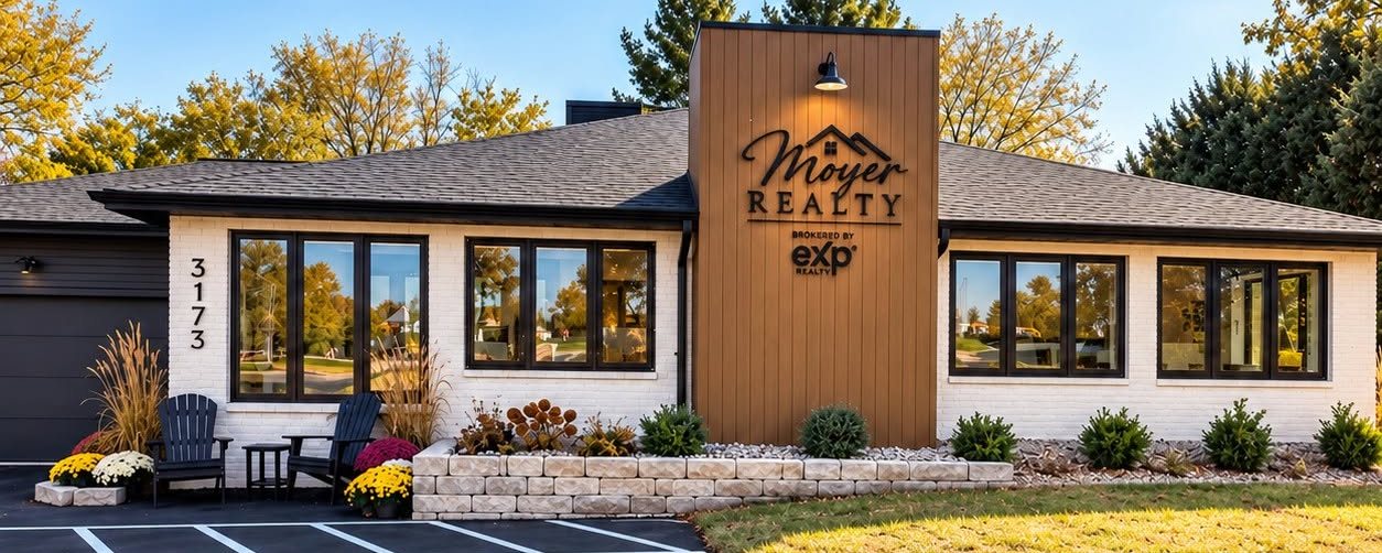 The Moyer Realty office at 3173 McComb Road in Stoughton, WI